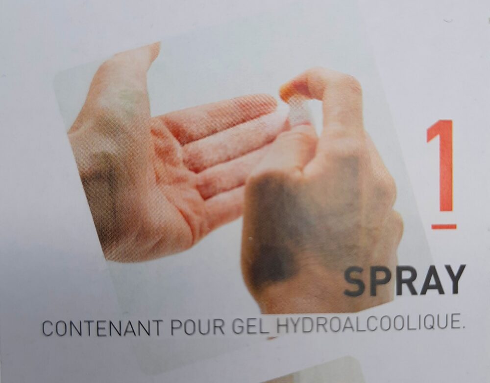 Spray désinfectant 3 en 1