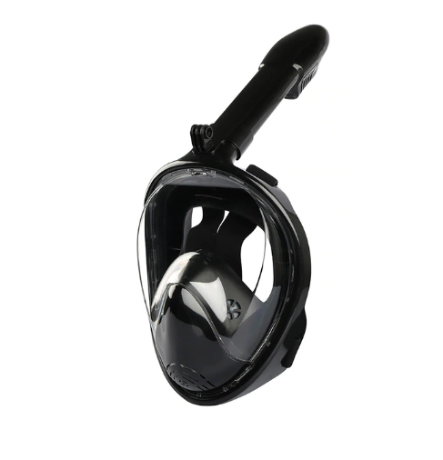 Masque de plongée intégral avec support pour Caméra d'action ou