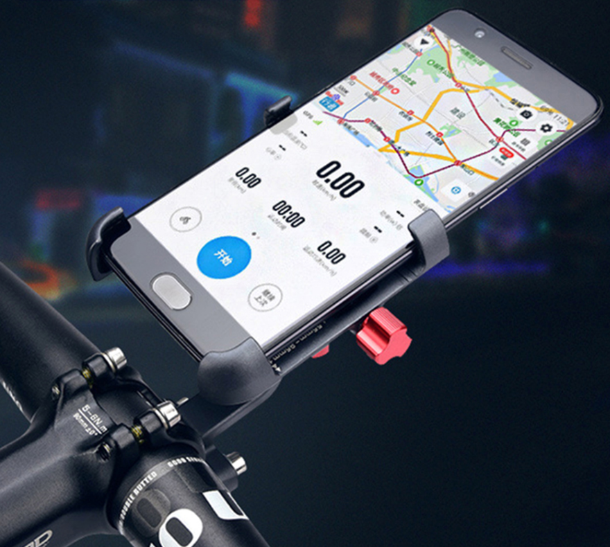Support à smartphone pour vélo.