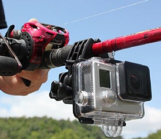 Support pour caméra GoPro pour fusil / Canne à pêche / arbalète.